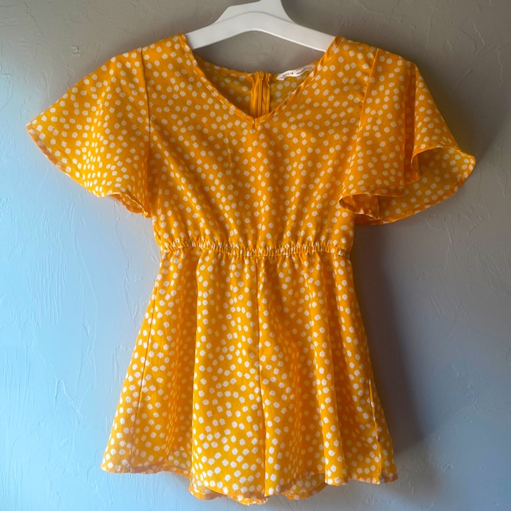 Girls summer romper - size 7 Y